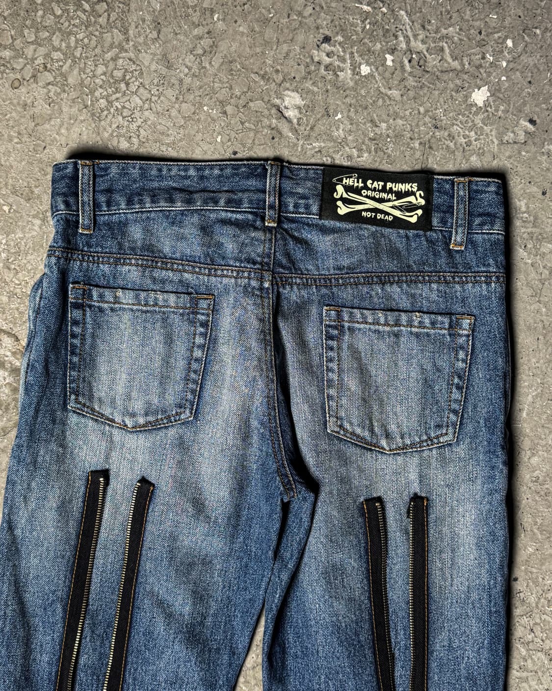 HELL CAT PUNKS – Zip Denim Bondage Pants 상품이미지7