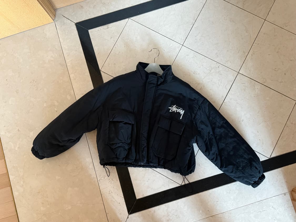 스투시 크롭 패딩 (택포) 상품이미지1