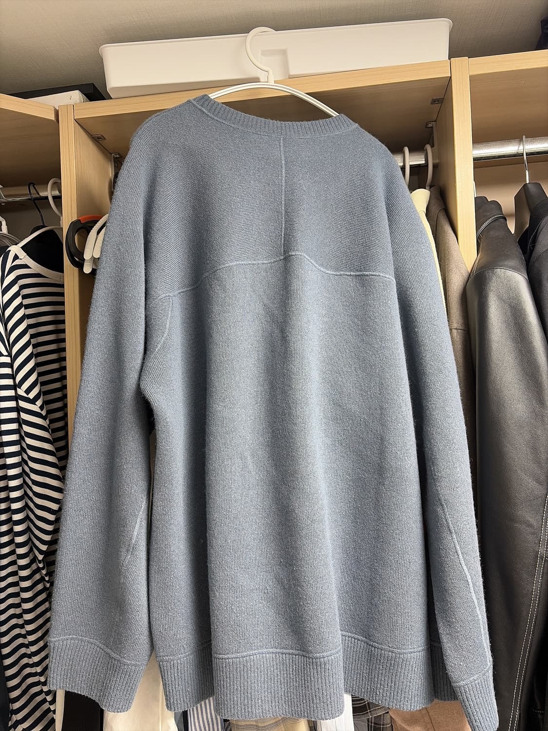 띠어리 Theory 남성 알코스 캐시미어 100% 니트 XXL 블루 상품이미지2