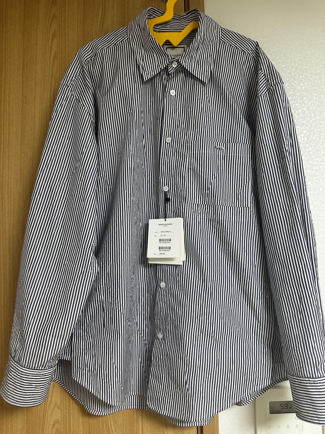 (50) 1회착 - 24SS 우영미 블루스트라이프 지짐이 셔츠 상품이미지1