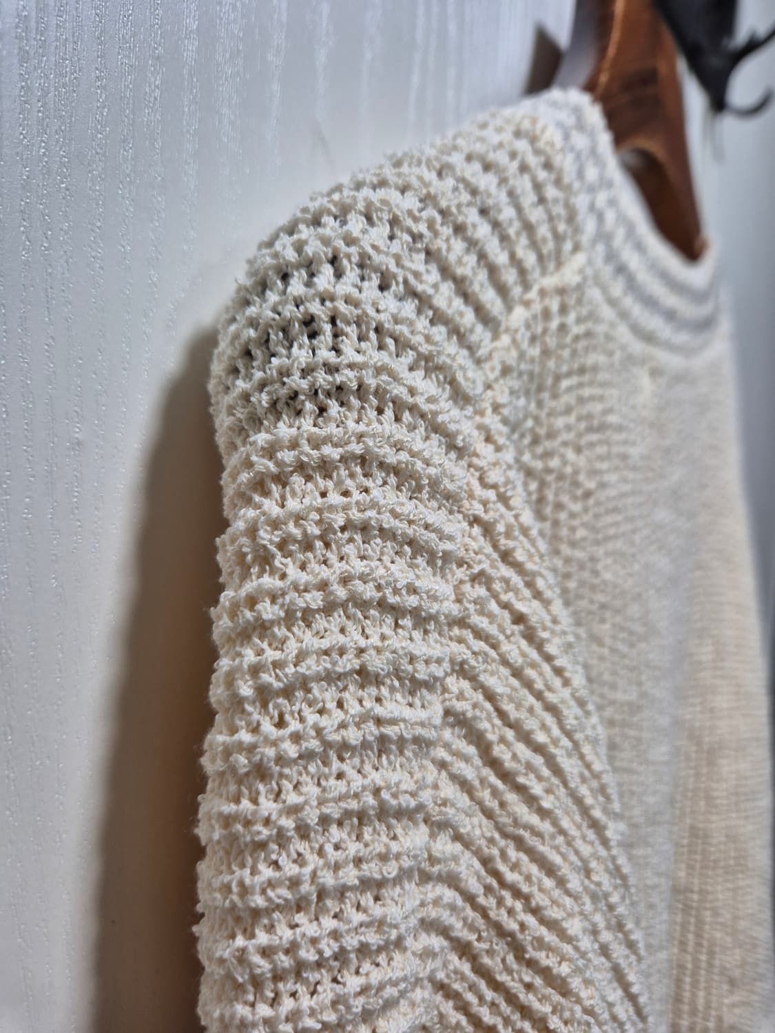 빈티지 크롭 니트 집업 가디건 상품이미지6