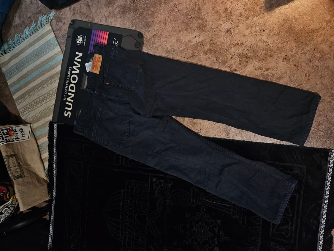 LEVI'S 513 블랙 데님 팬츠 상품이미지2