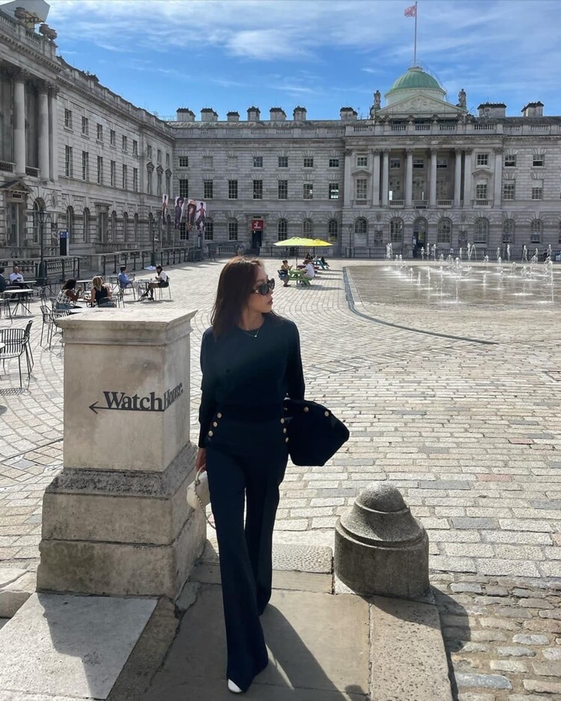 메모오피셜 슬랙스 에디터 - 네이비 상품이미지6