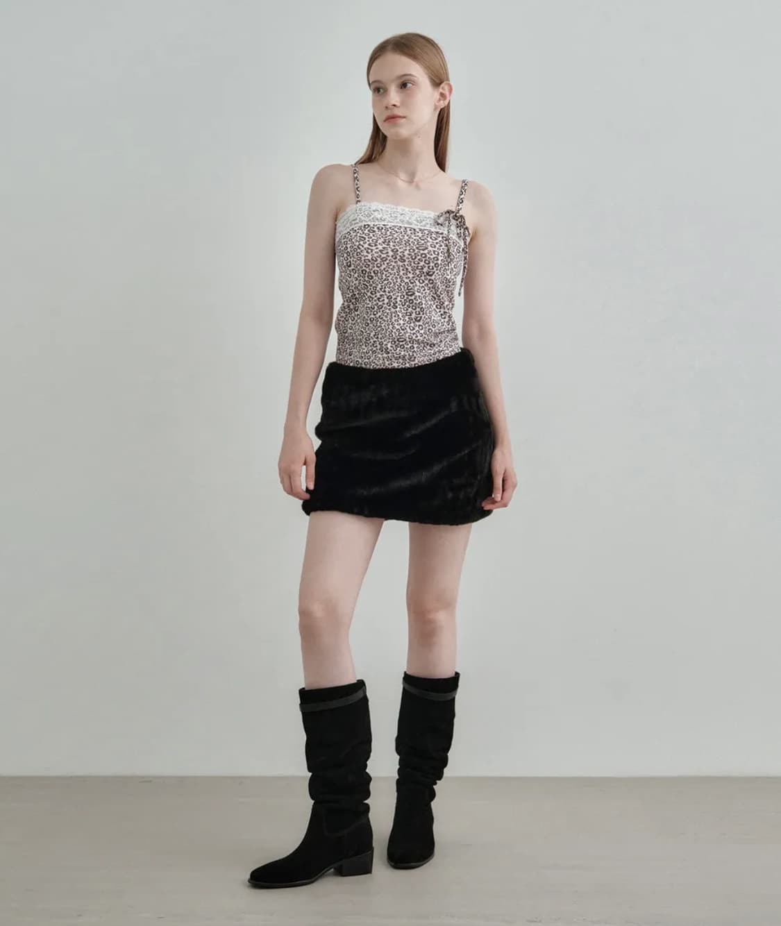 몽돌 레오파드 호피 갸루 나시 탑 판매 양도 합니다 상품이미지2