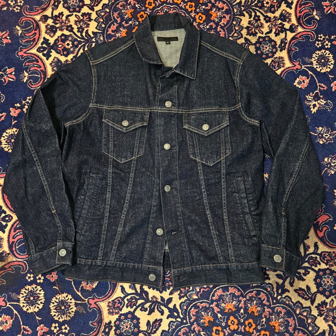 유니클로 데님 트러커 자켓 XL size 상품이미지1