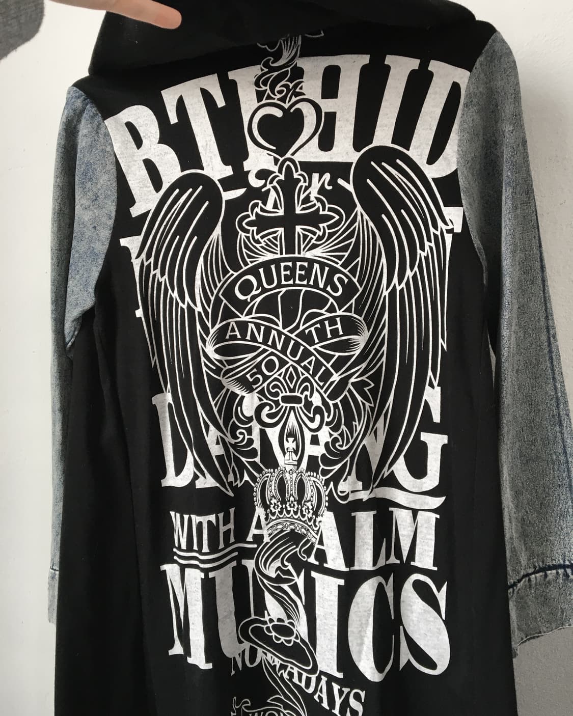 Back printing point hood drape open card 상품이미지5