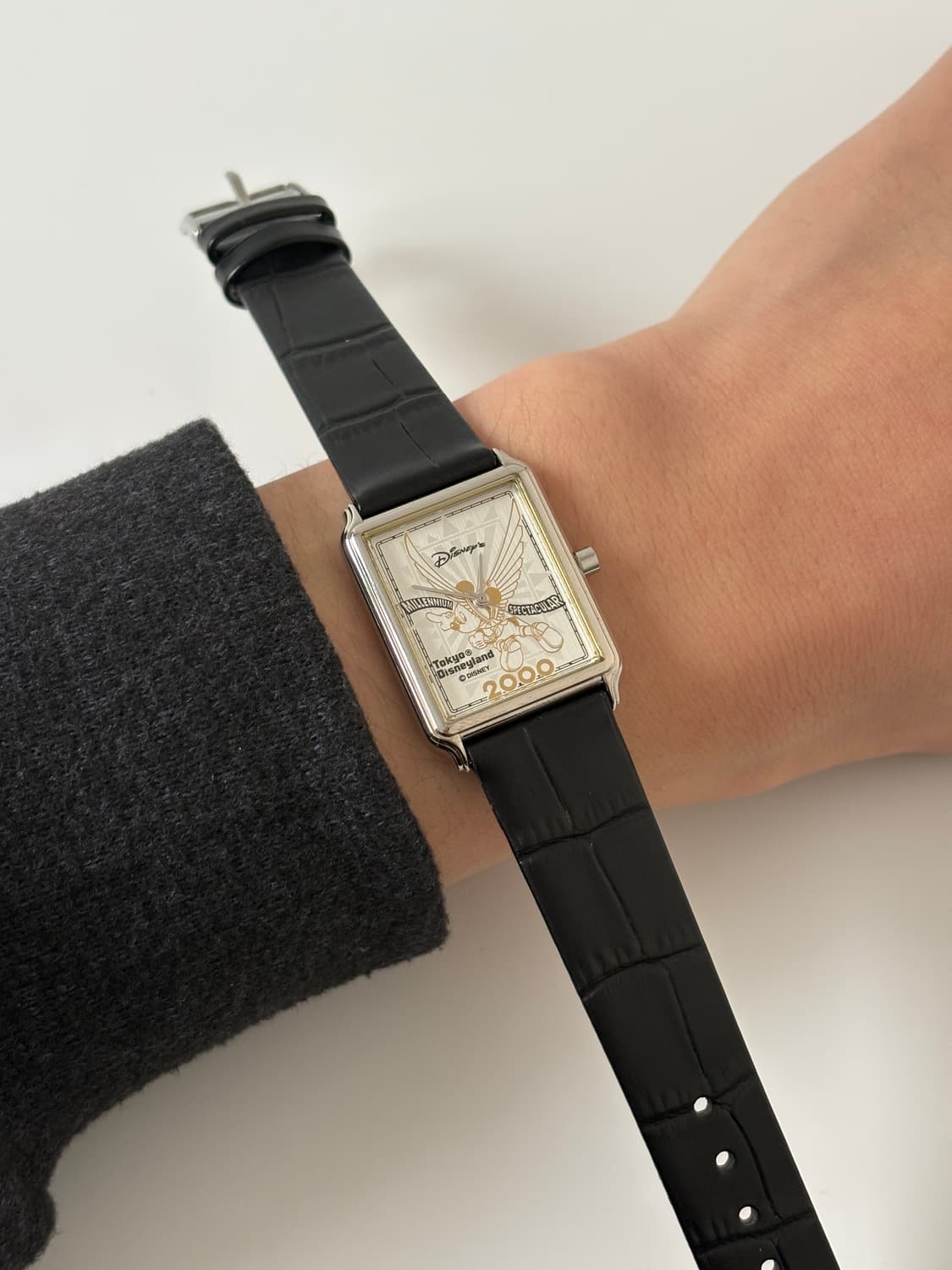 2000 Tokyo Disneyland Silver Tank Quartz 상품이미지1