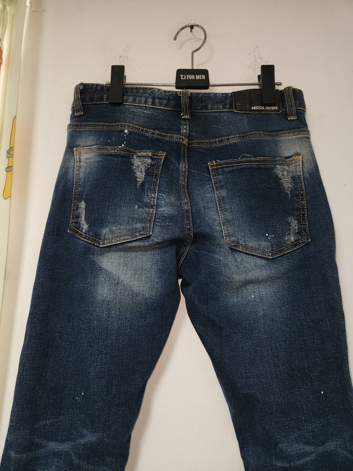 B RIDGE 데미지 스키니 청바지  30 상품이미지3