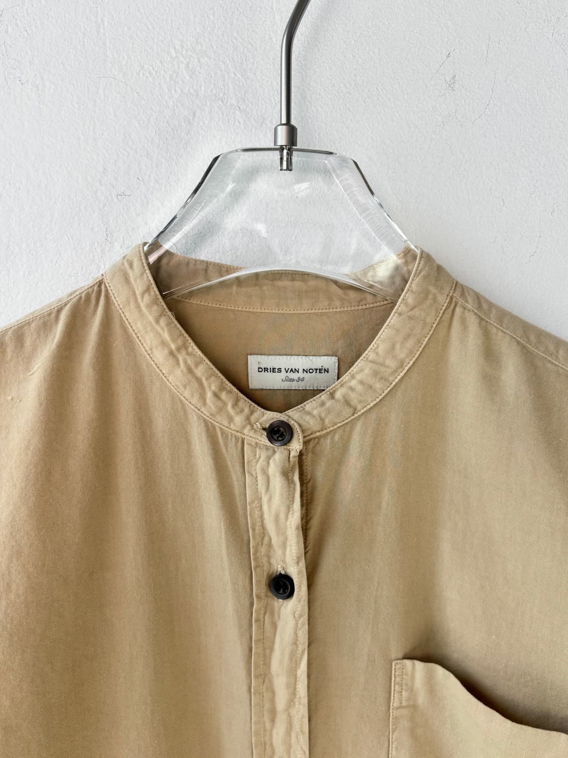 드리스 반 노튼 밴드 카라 셔츠  상품이미지4