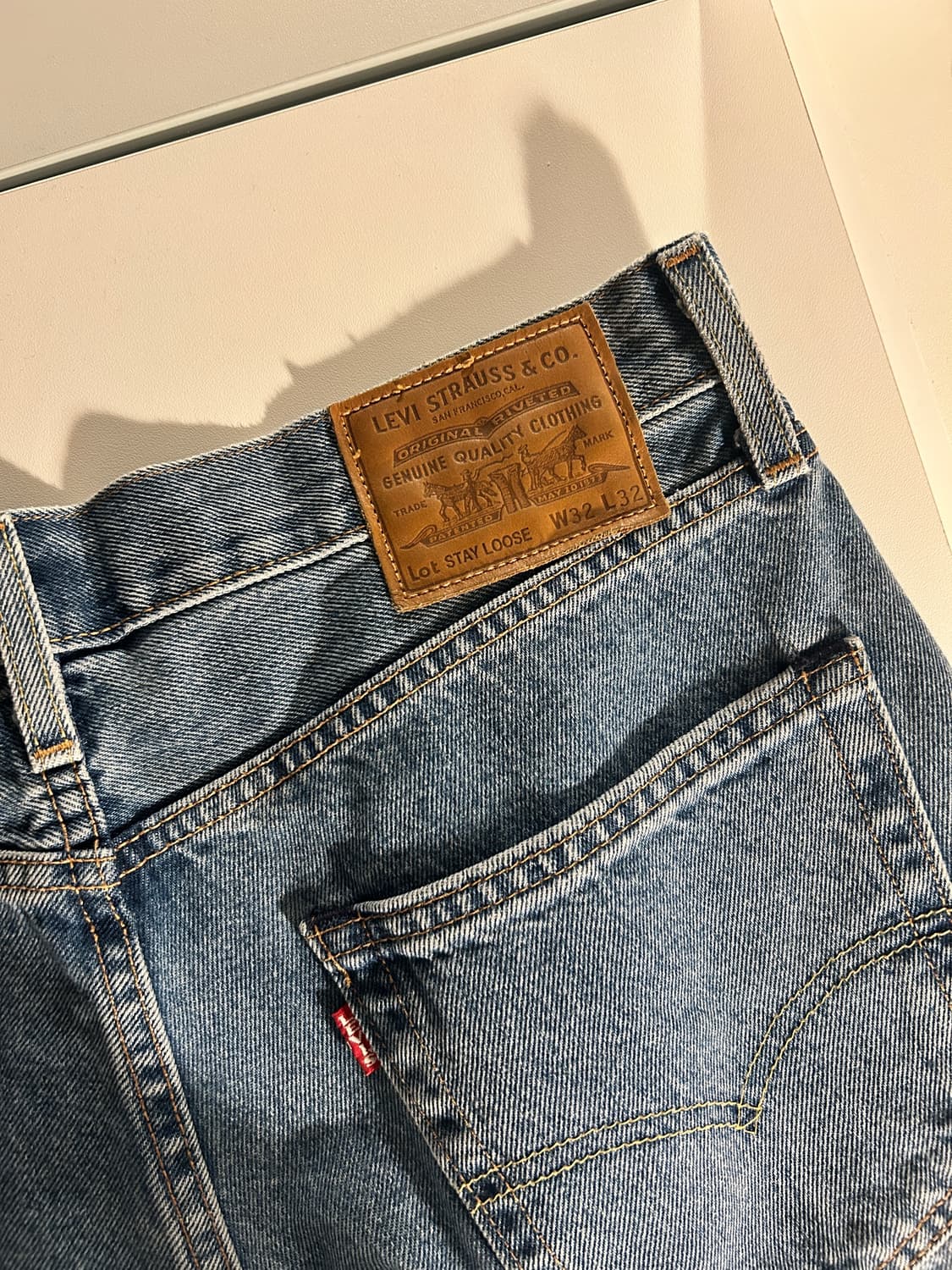 Levi's stay loose wide jeans 상품이미지2