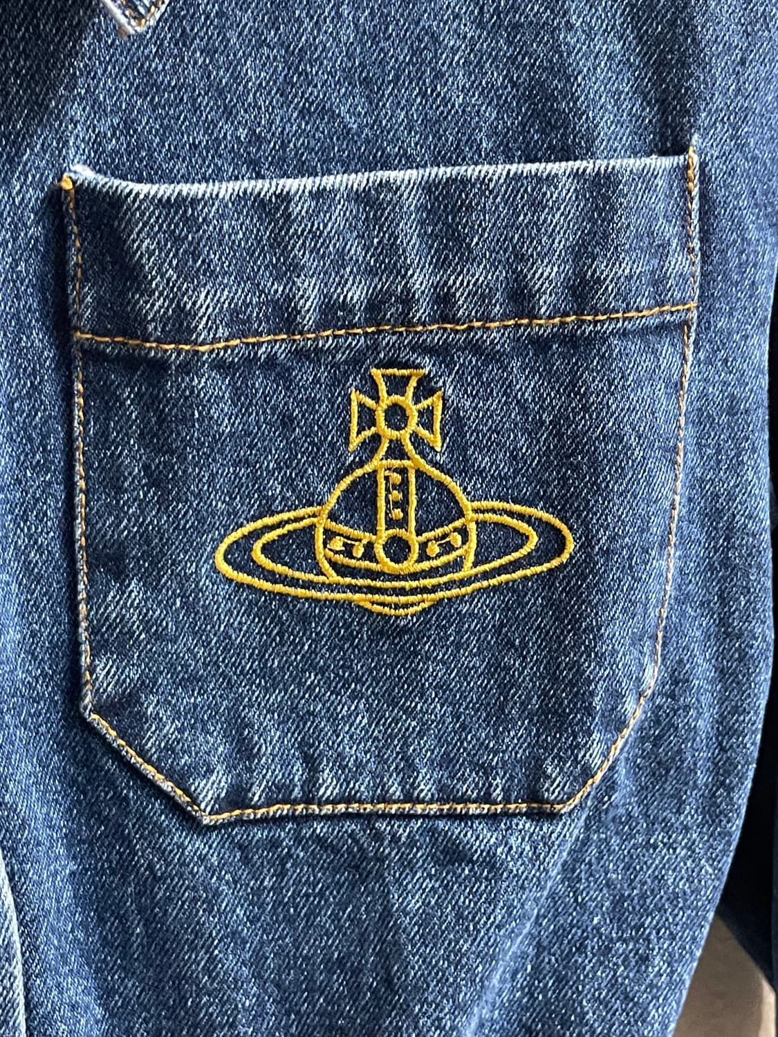 비비안 웨스트우드 크롭 데님 자켓 상품이미지5