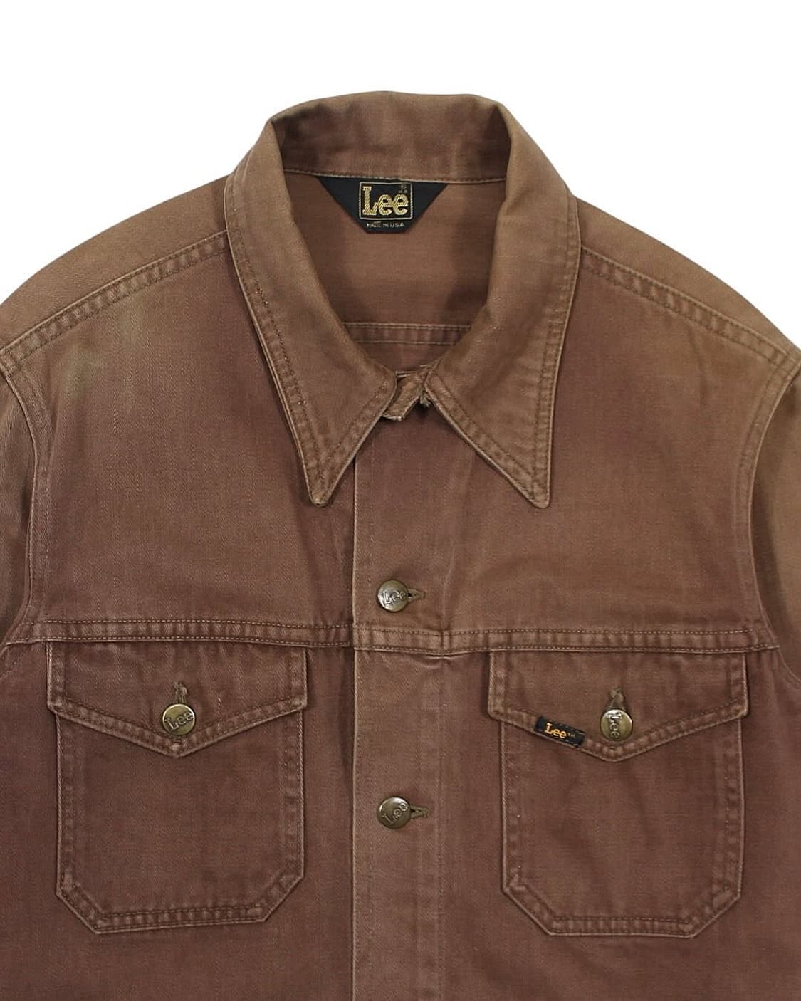 1970s USA Lee 몰스킨 트러커 자켓 리 빈티지 미국제 상품이미지4