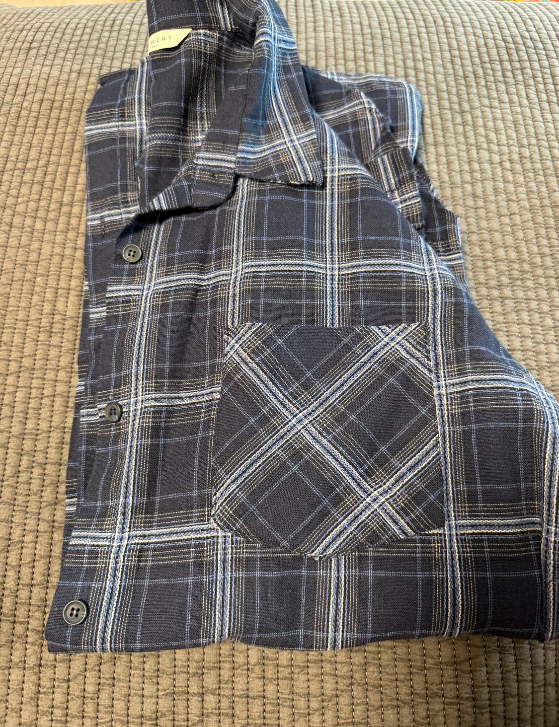 피그먼트 체크셔츠 FREE 상품이미지3