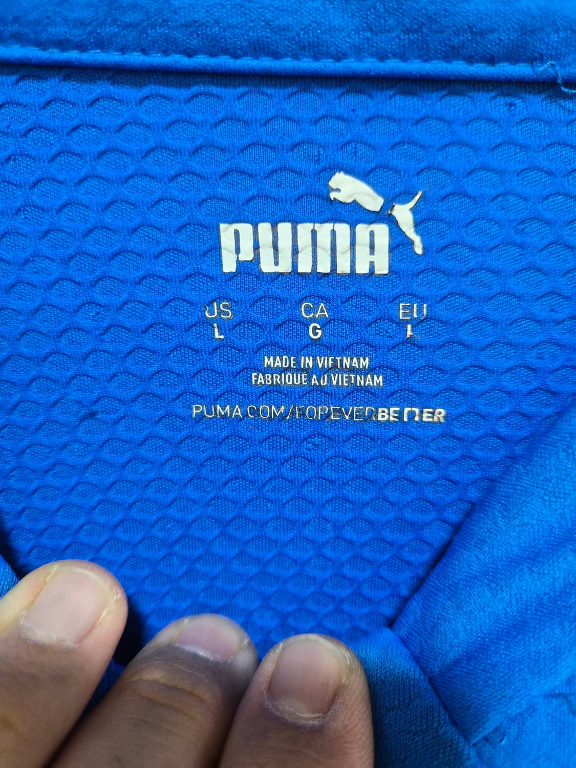 L) PUMA 퓨마 포항스틸러스 트레이닝 탑 팝니다 상품이미지5
