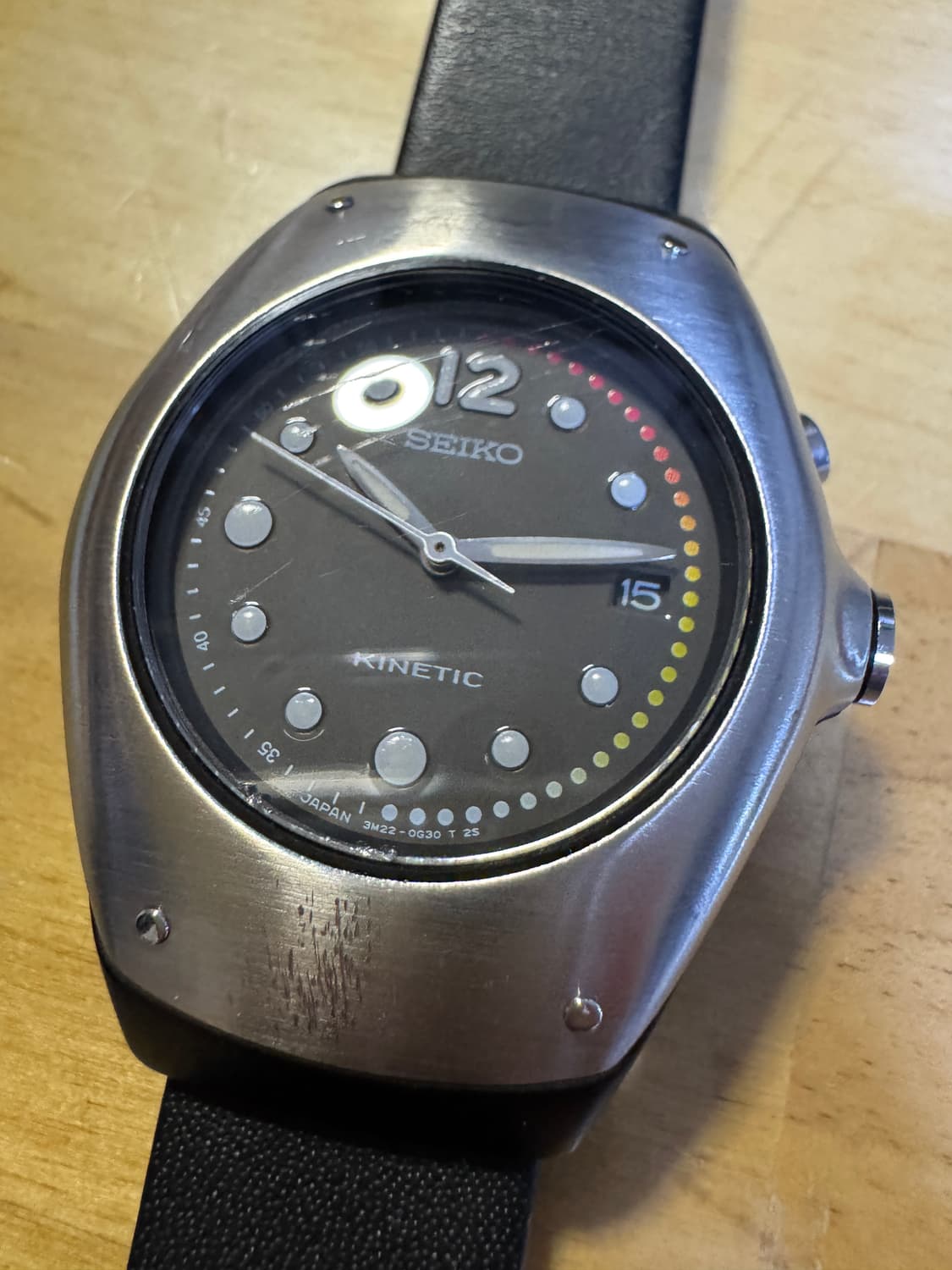 90년대 세이코 키네틱 3M22-0D40 상품이미지4