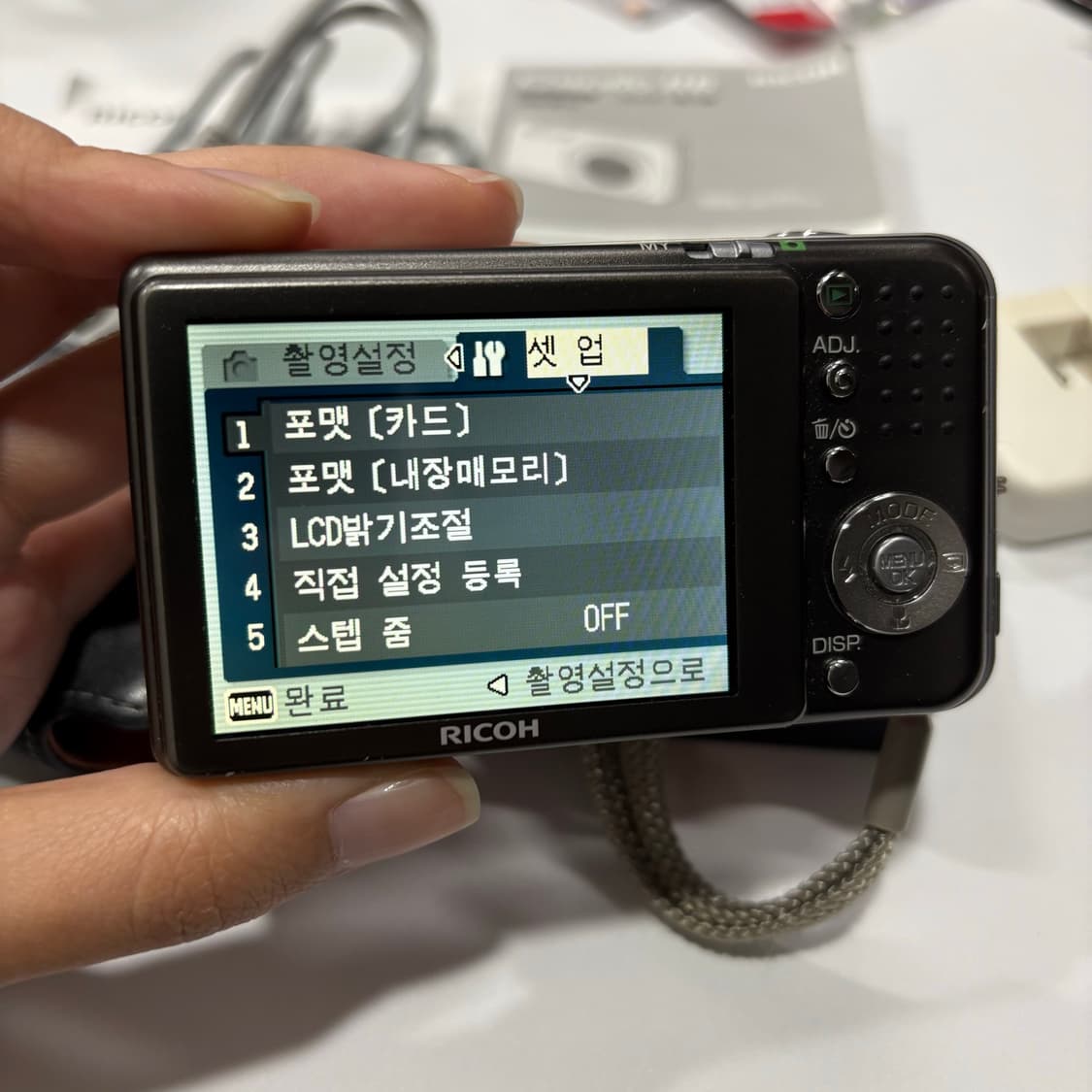 (한국어O/바로사용가능) 리코 카프리오 caplio R6 레드 빈티지디카 상품이미지9