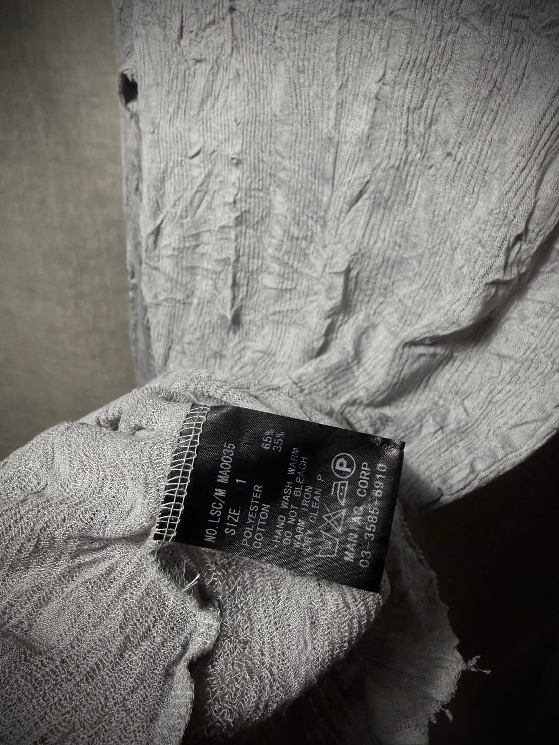 If Six Was Nine Crinkle Long Sleeve  상품이미지6