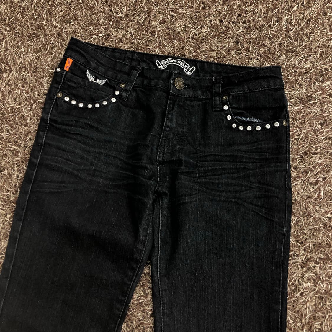 로빈스진 블랙 스키니진 데님 팬츠 상품이미지5