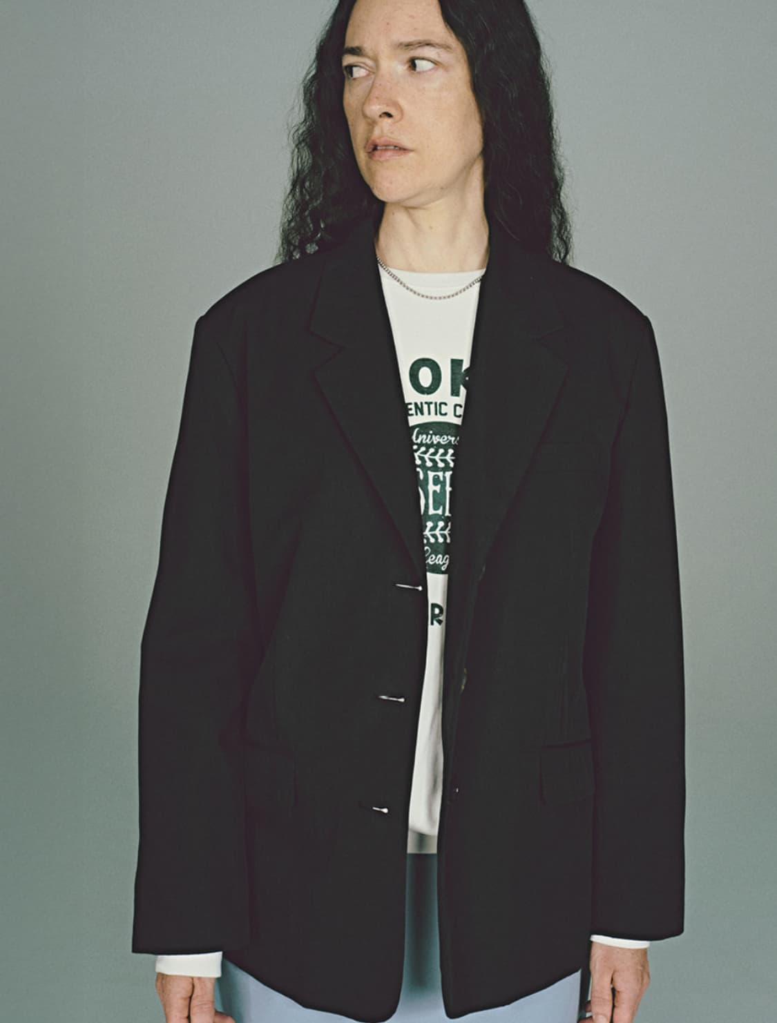 시엔느 스테이트 코튼 자켓 블랙 상품이미지3