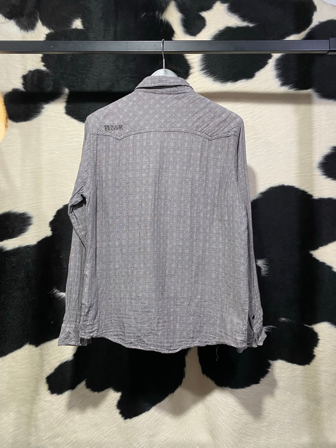 Russ K 도트 웨스턴 셔츠 상품이미지5