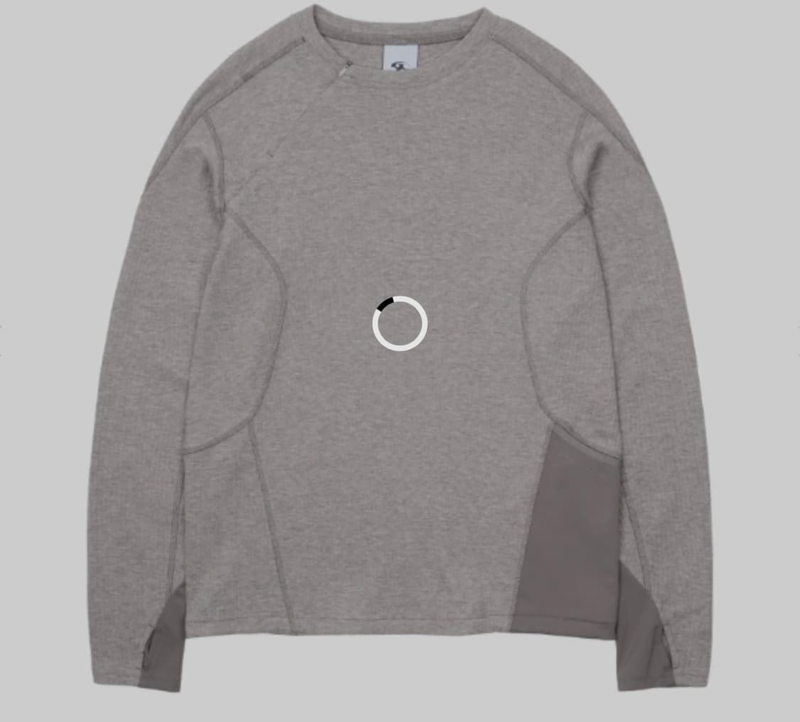 [구해요] 산산기어 리브드 롱슬리브 애쉬 핑크 1 상품이미지1