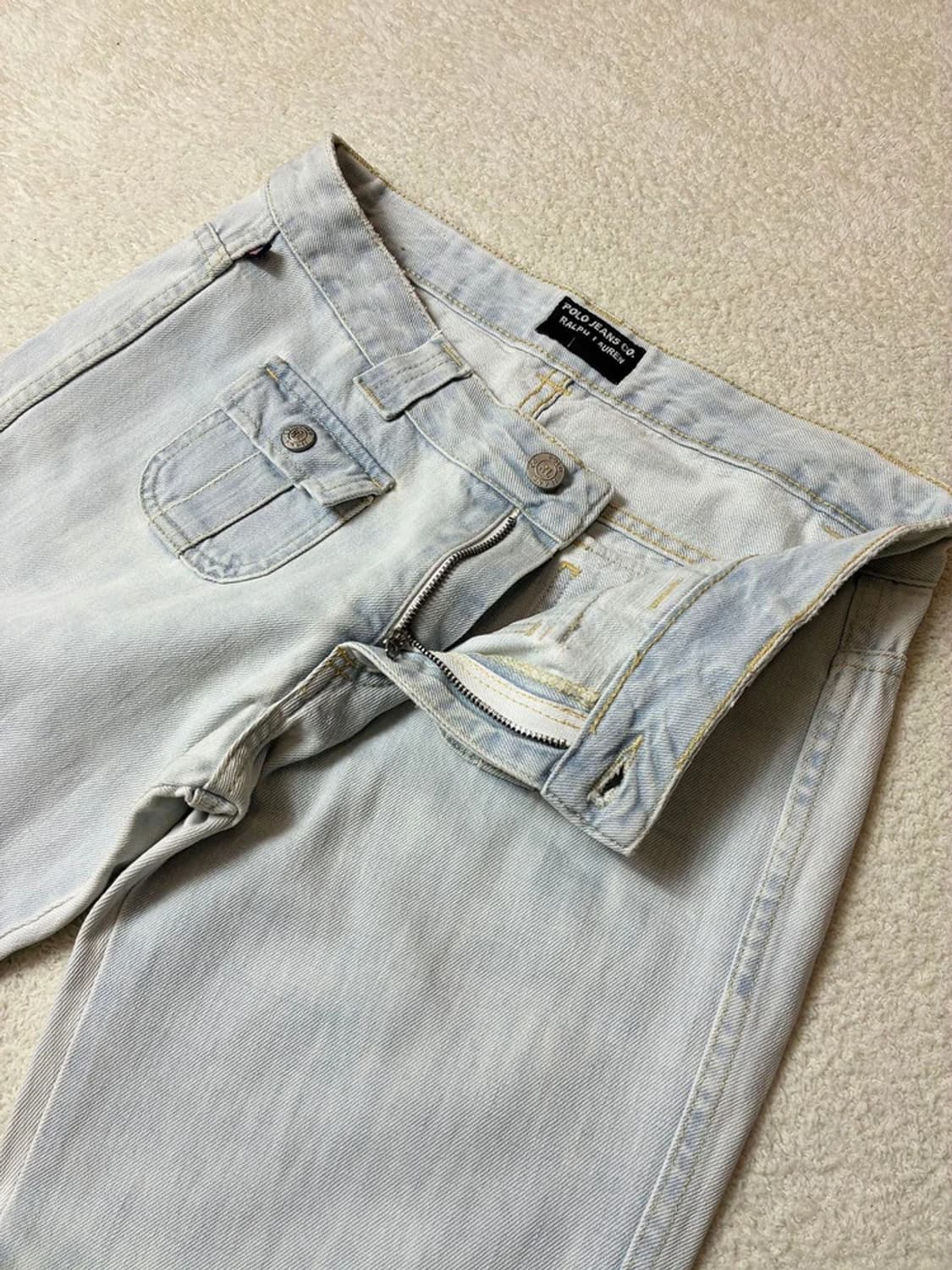 폴로진스 유틸리티 세미 부츠컷 데님 팬츠 PN6514 상품이미지3