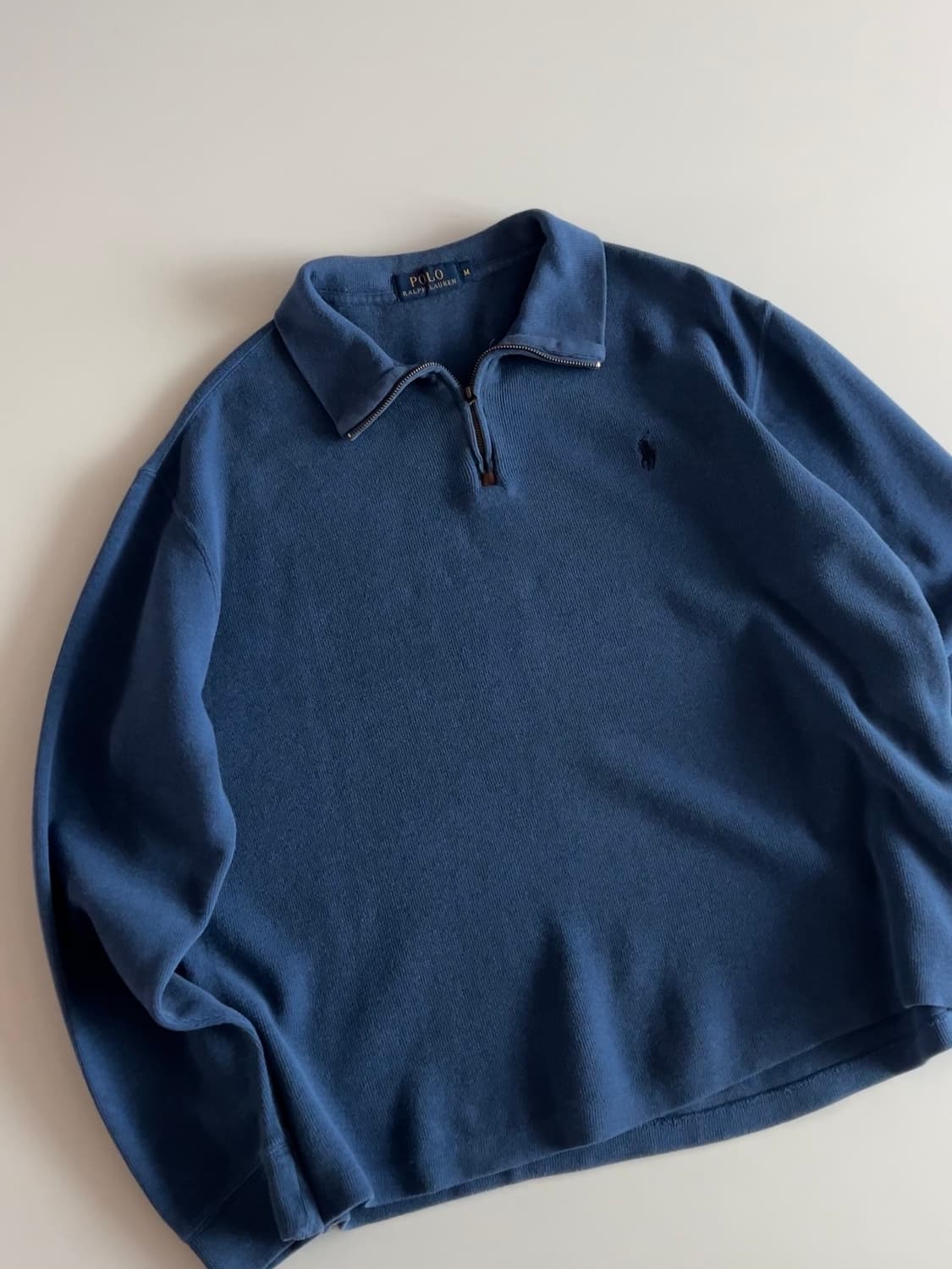 폴로 랄프로렌 블루 쿼터집업 M 상품이미지2