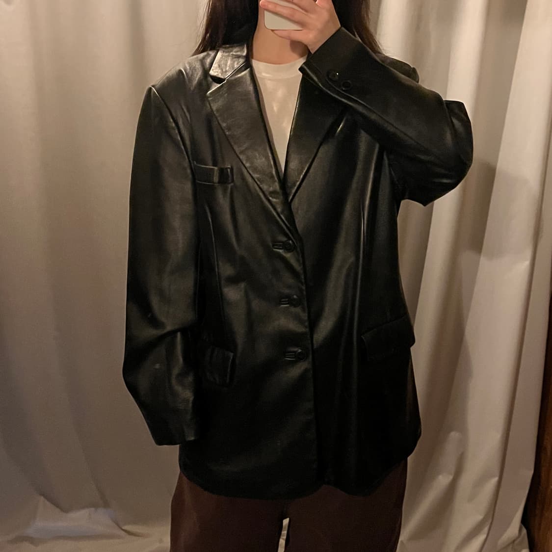 fransoise homme 양가죽 블레이저 자켓 상품이미지2