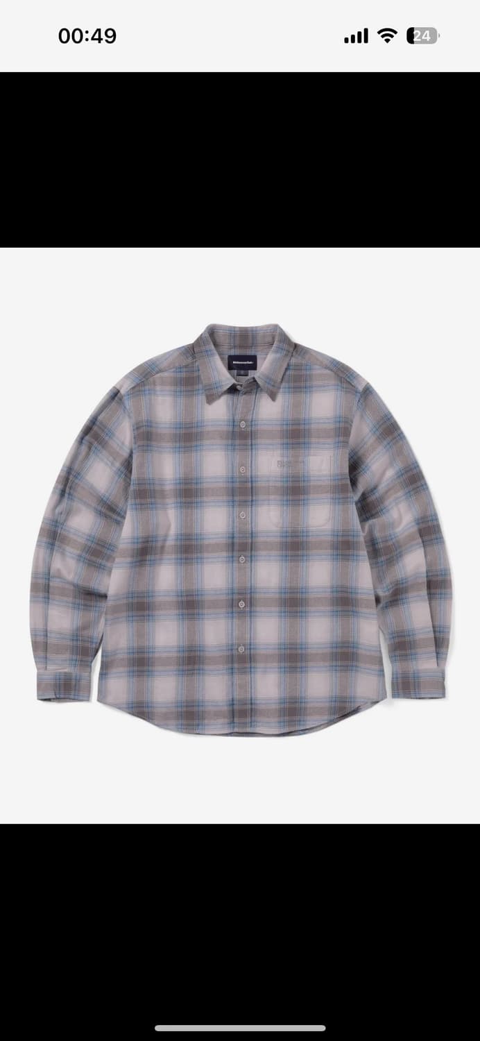 디스이즈네버댓 Shadow Plaid Flannel Shirt  상품이미지1