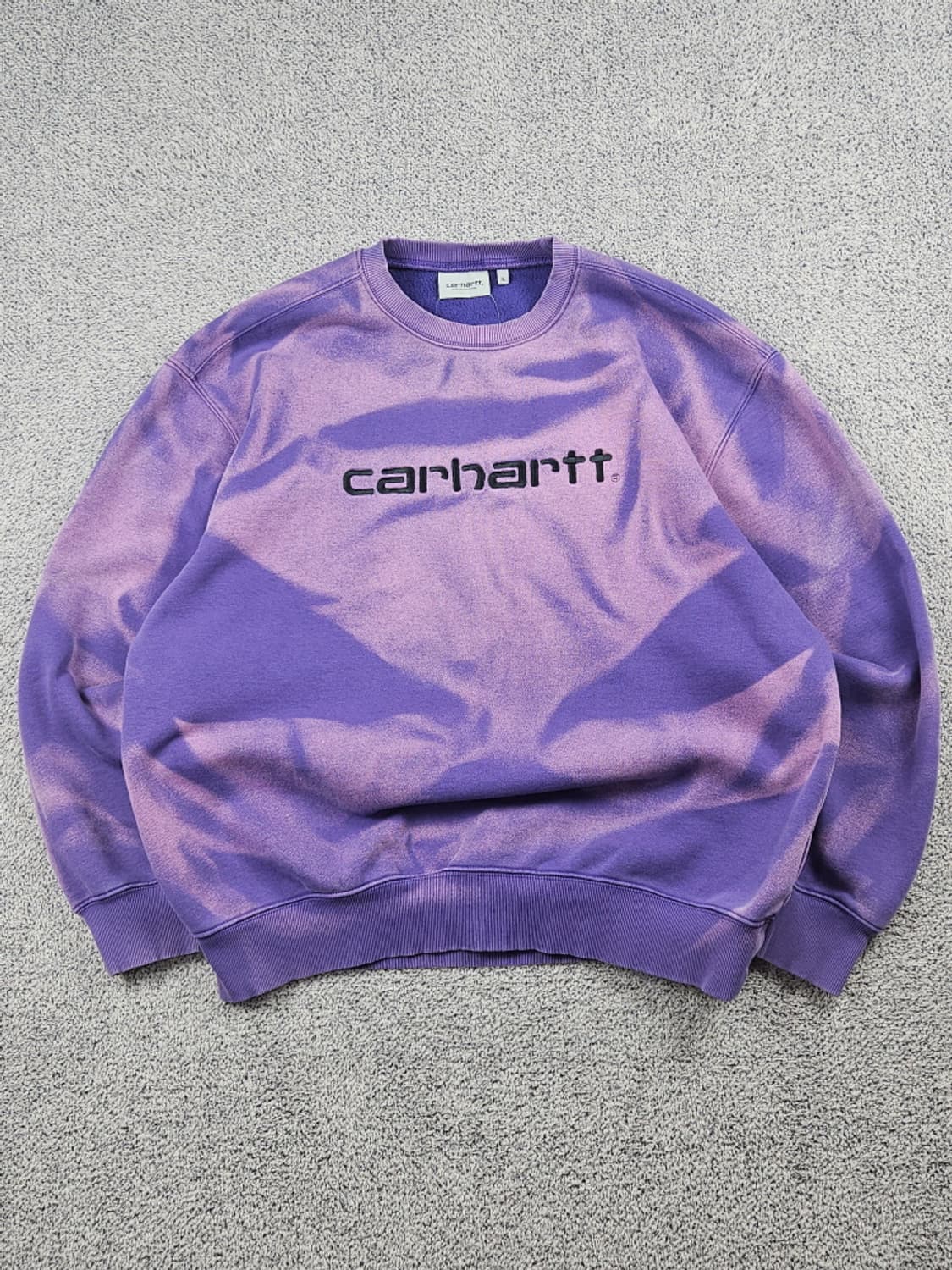 칼하트 빅로고 다잉 워시드 커스텀 맨투맨 ( XL ) / 10140 상품이미지1