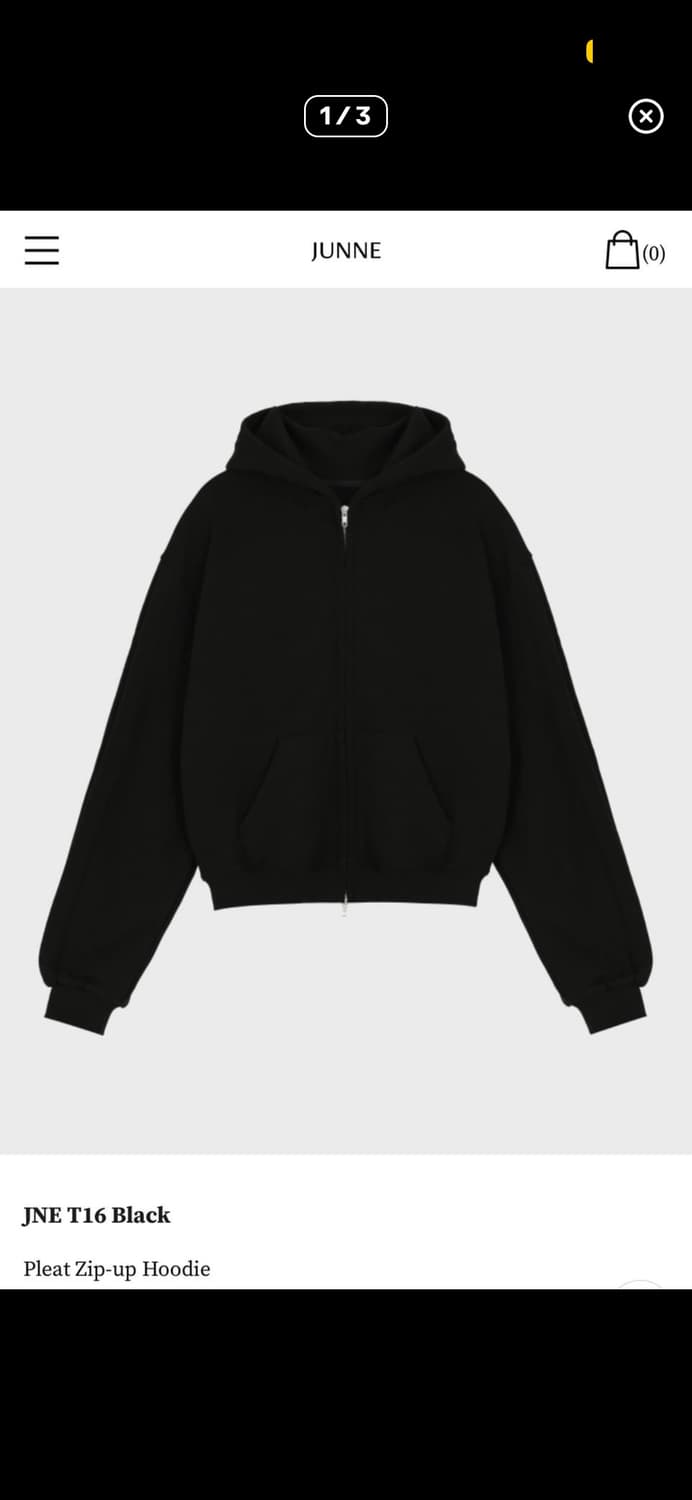 준느 JNE T16 Black. (L) 상품이미지1