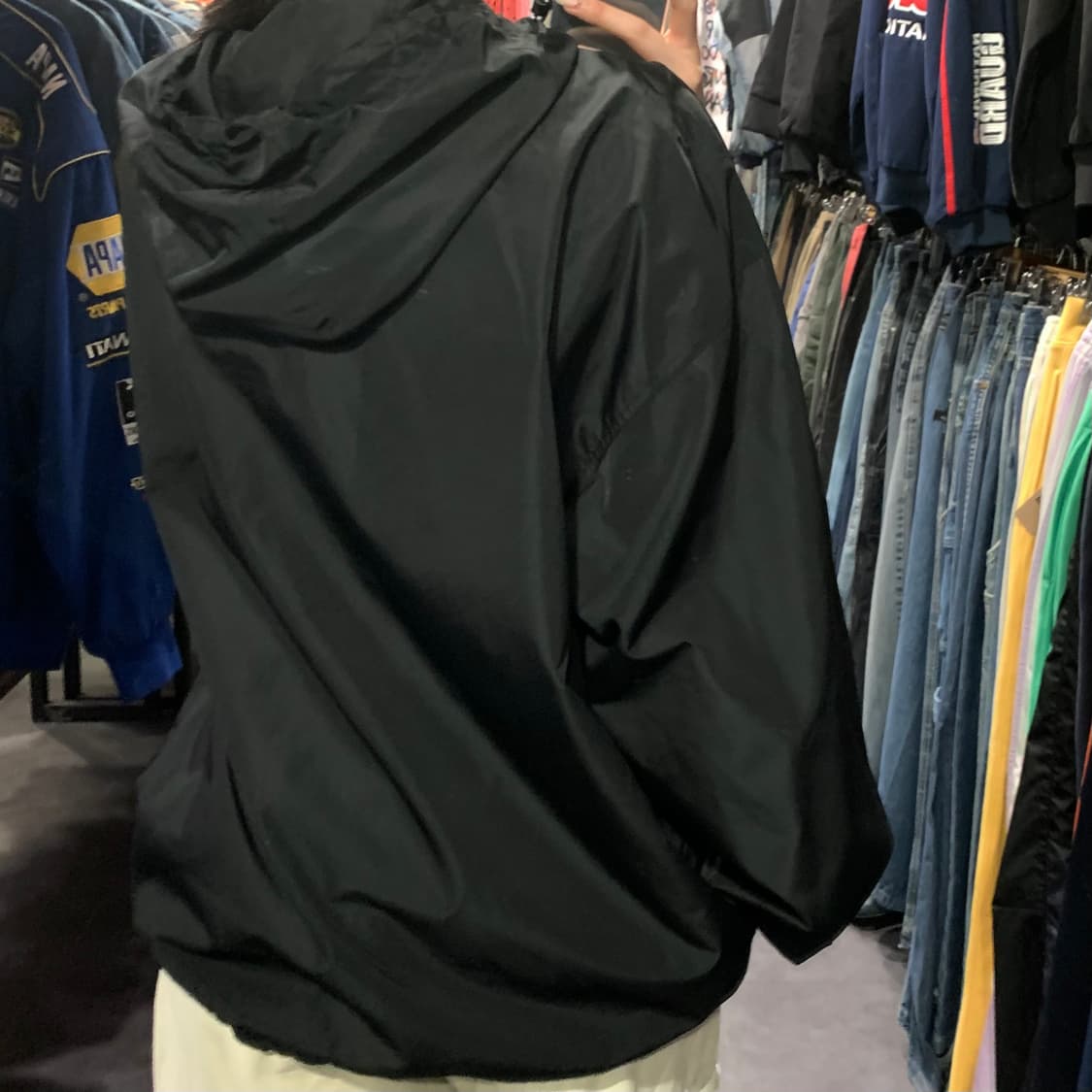 [IM] 챔피온 하프집업 아노락 블랙 (후드O) 상품이미지5