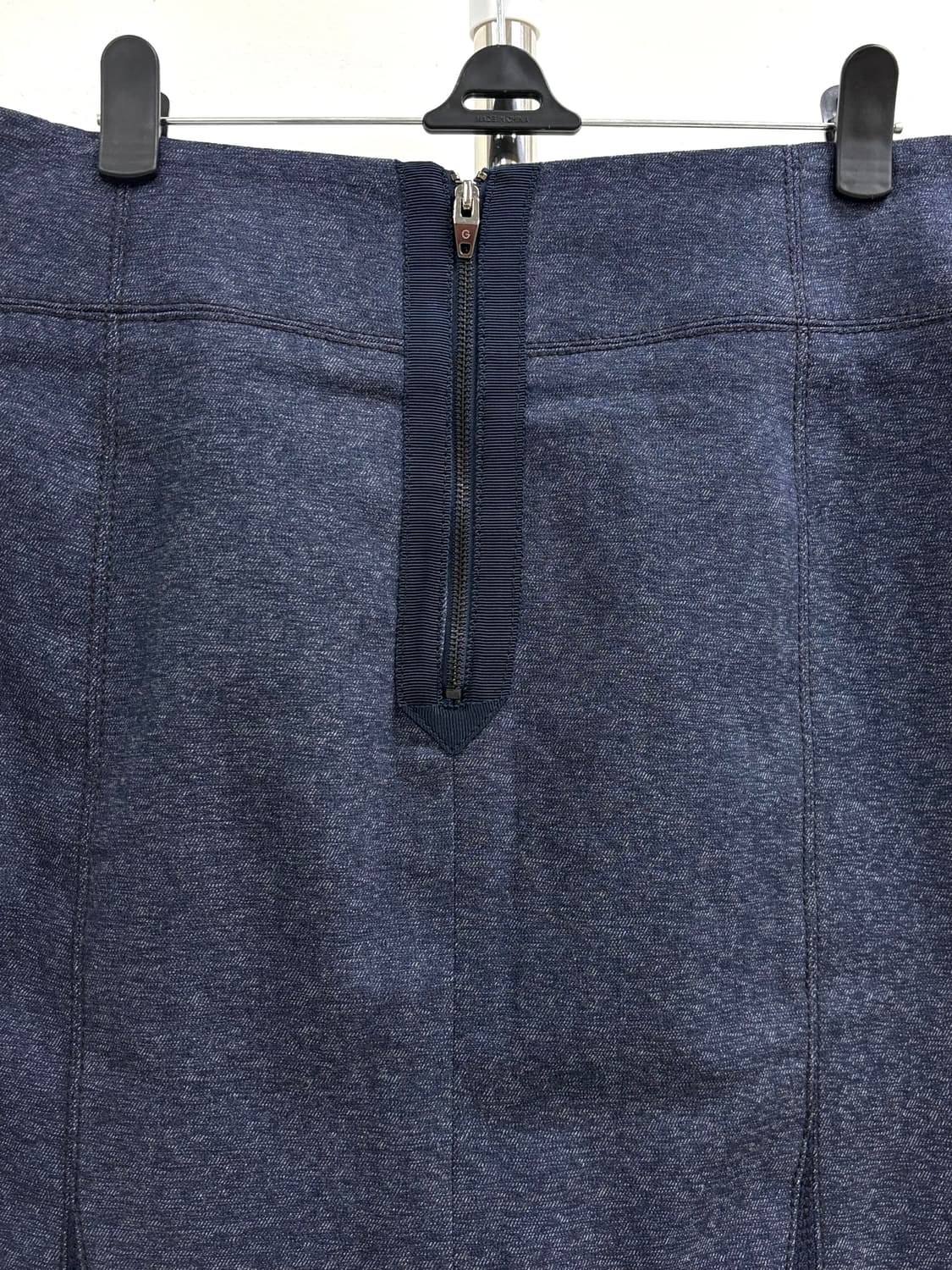 빈티지 네이비 미디 스커트 상품이미지7