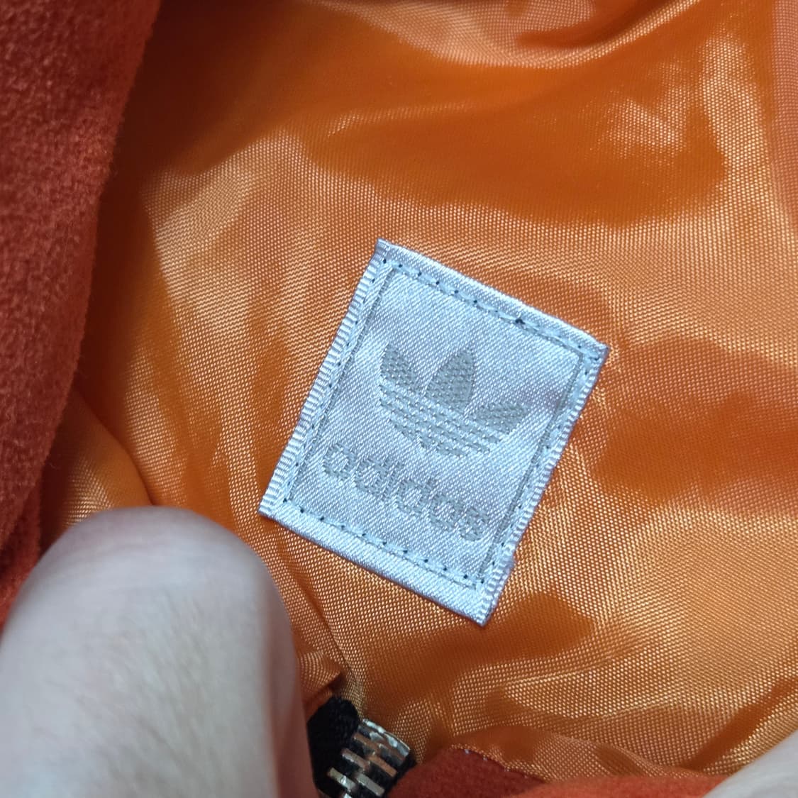 아디다스 네이비 배색 패디드 누빔 점퍼 상품이미지7