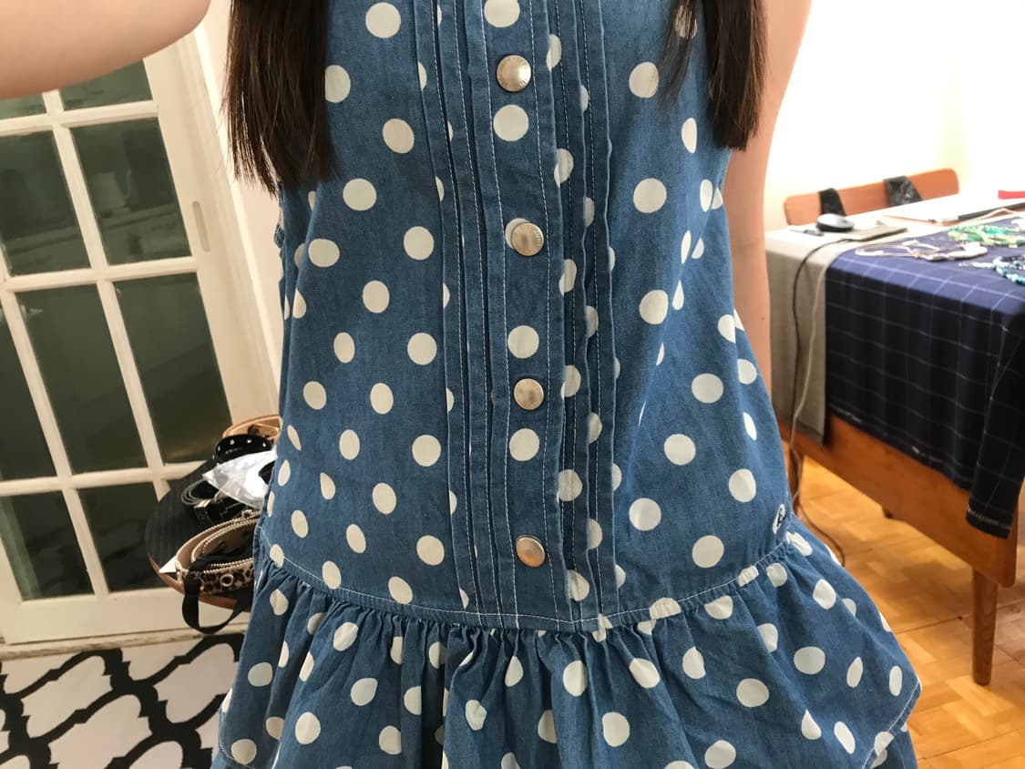 vintage dot pattern one-piece 상품이미지2