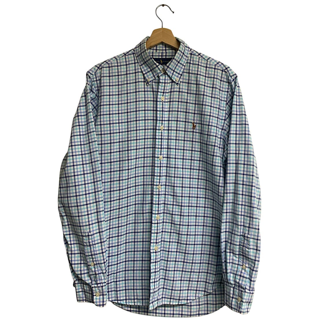 폴로 랄프로렌 신형 체크 셔츠 남방 M 상품이미지1