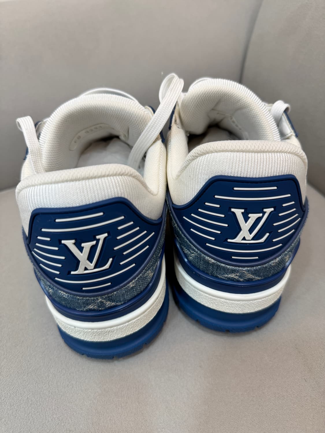 루이비통 LV 데님 트레이너 신발 스니커즈 7 상품이미지5