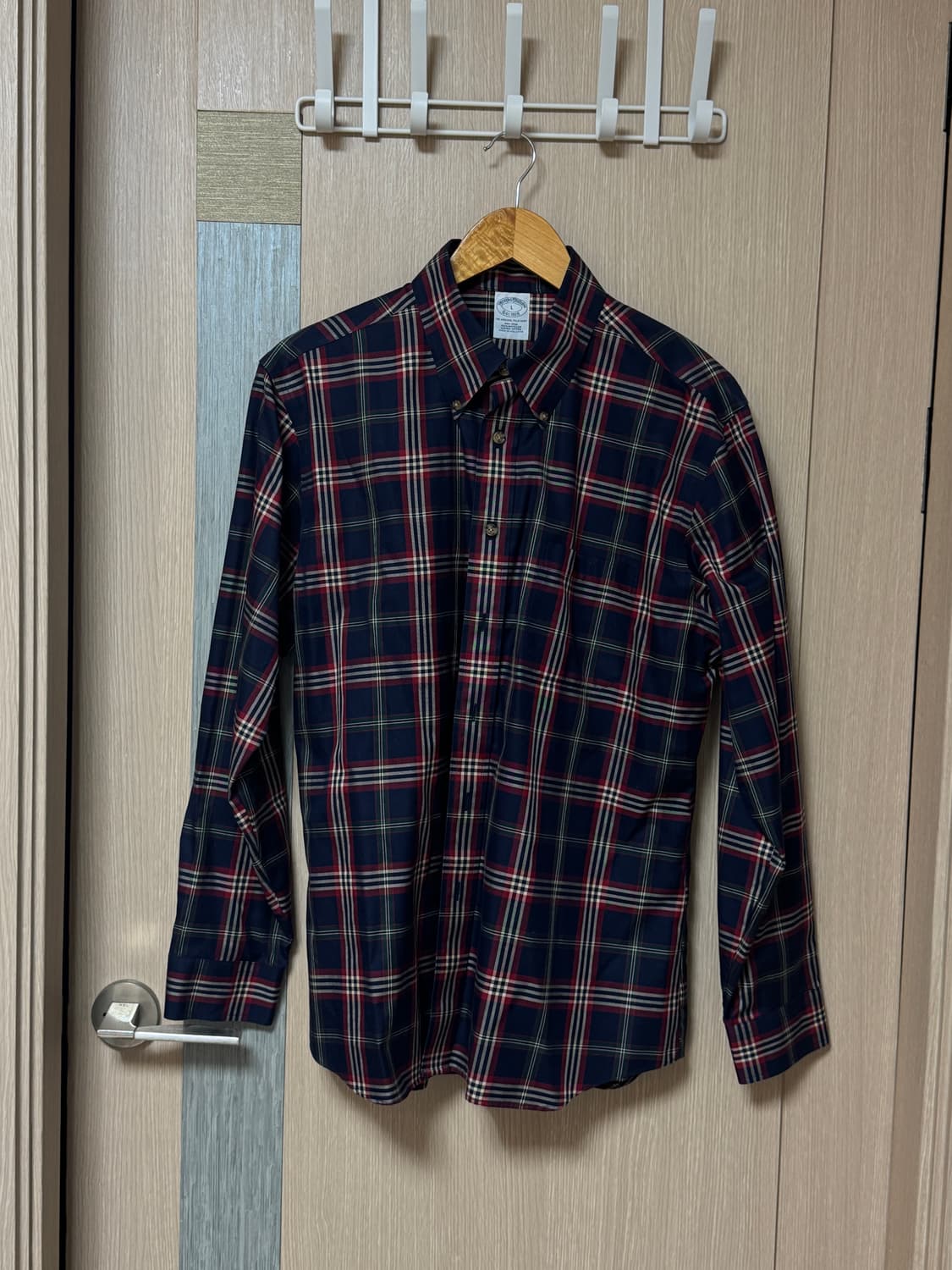 브룩스 브라더스 오리지널 폴로 체크 셔츠 상품이미지1