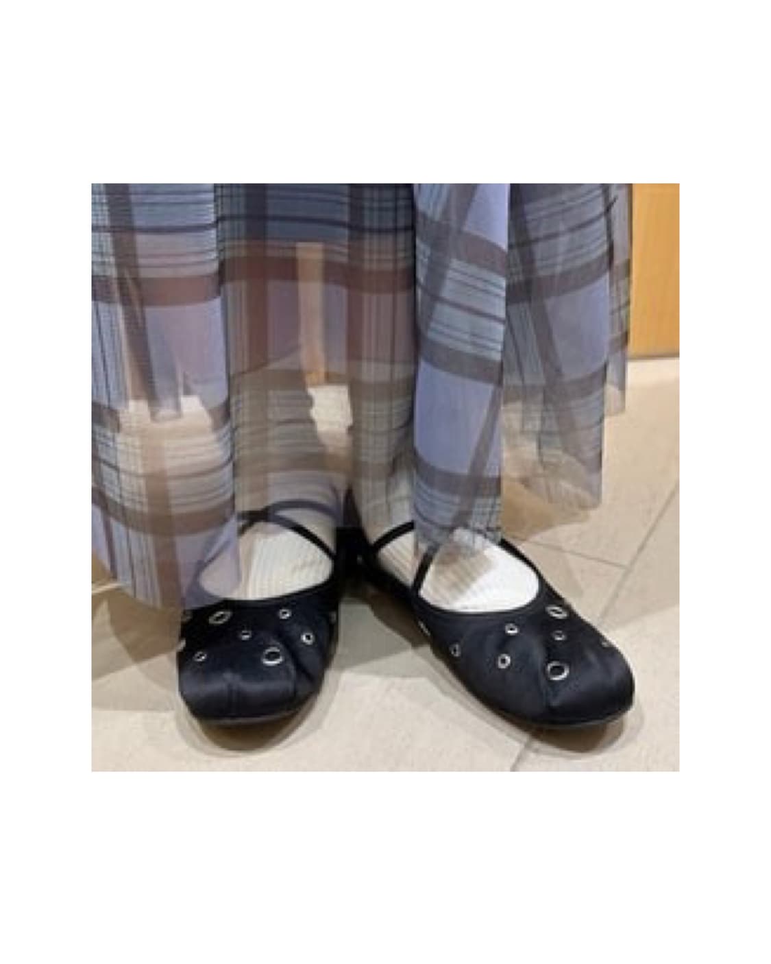 레이 빔즈 아일렛 플랫 슈즈 38,39 상품이미지7