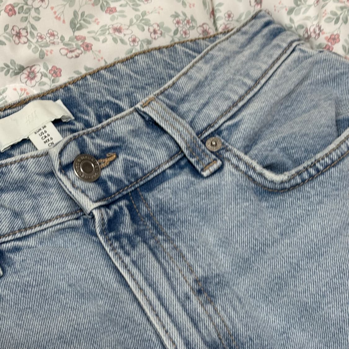 h&m 에이치앤엠 와이드 진 (새상품) 상품이미지3