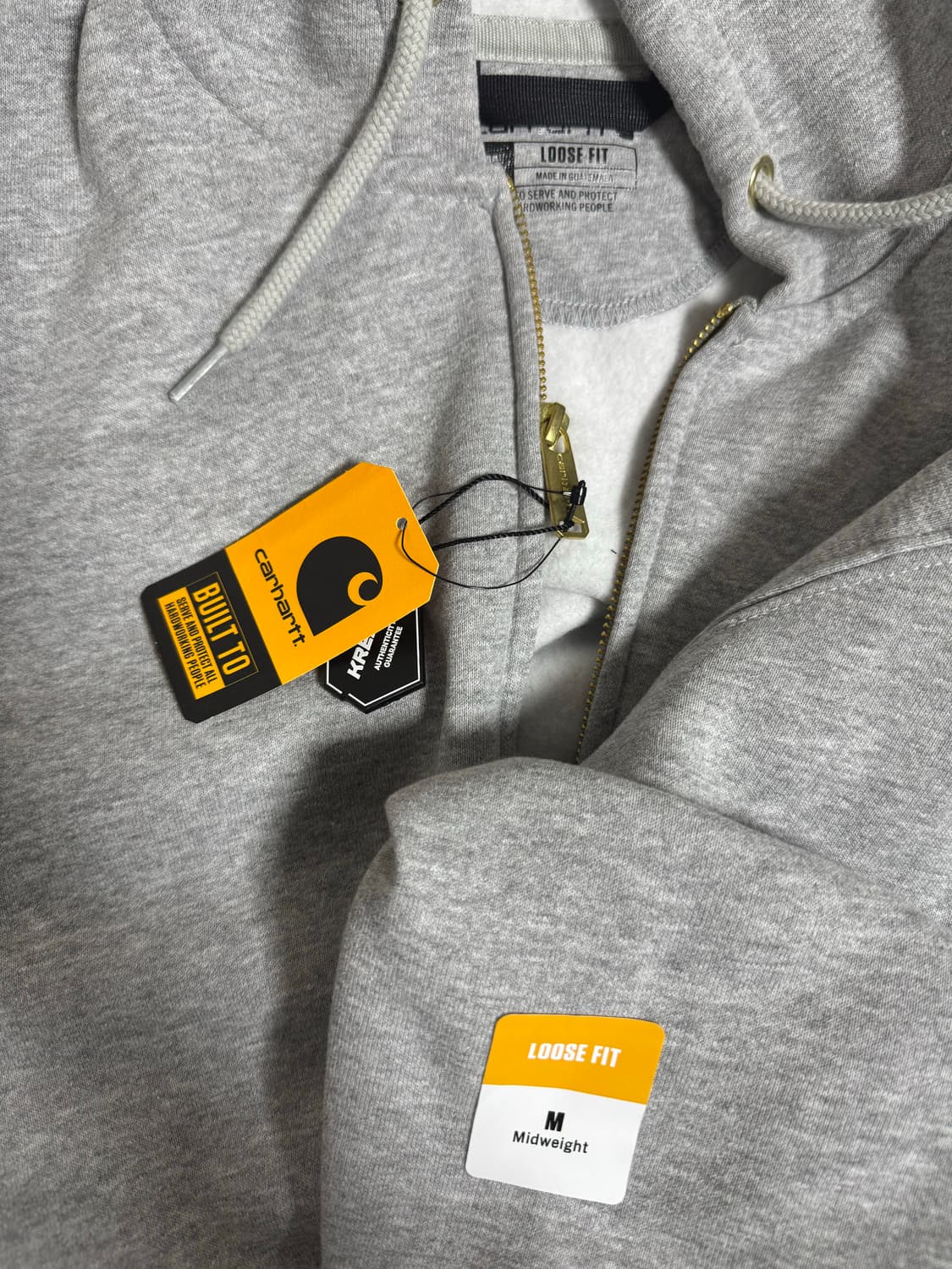 칼하트 후드 집업 M 상품이미지2