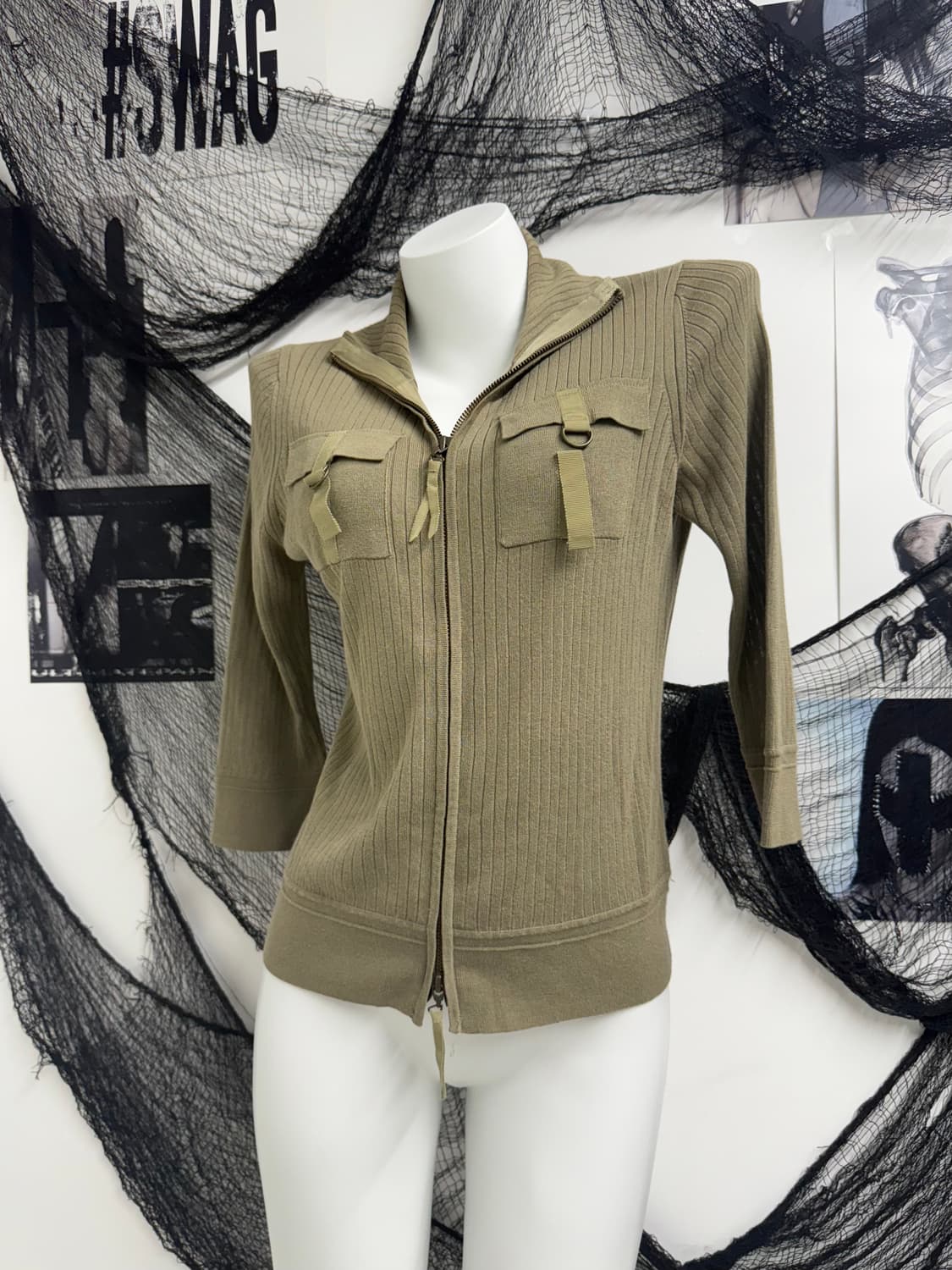 00s pocket detailed two way zip up 상품이미지1