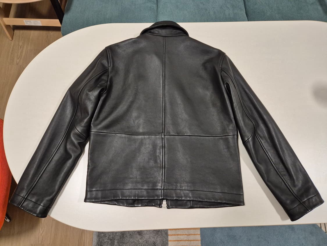 선플라워 레더 자켓 블랙 50(100) 상품이미지2