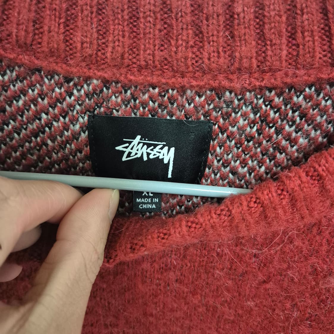 스투시 8볼 니트 XL 상품이미지5