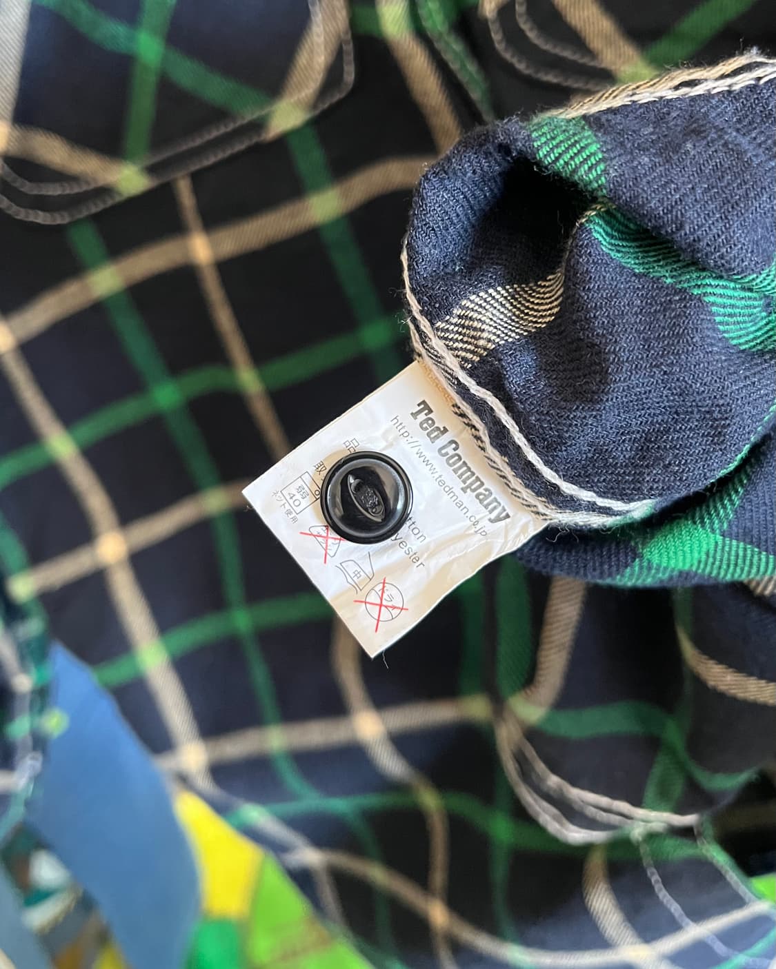 Ted Company Icon Embroidery Check Short 상품이미지7