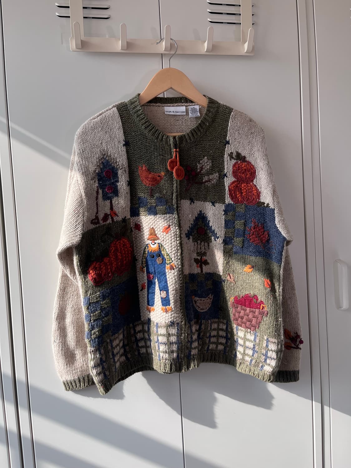 Croft & barrow 풍경 패치 니트 집업  상품이미지4