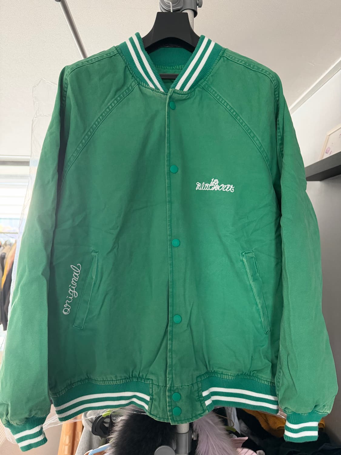 블랙아웃 팀자켓 그린 상품이미지1