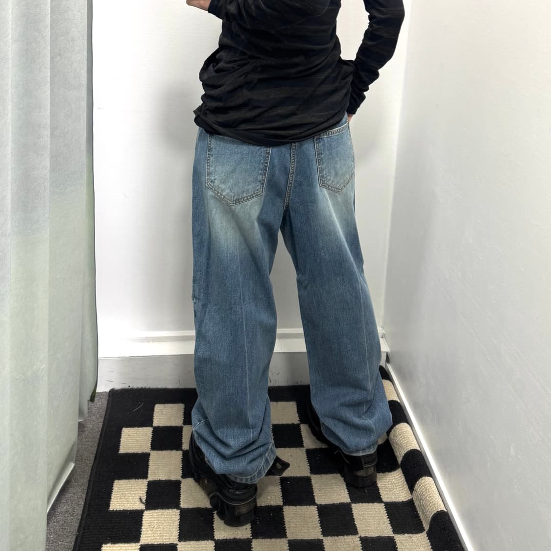 Basic in bottle 중청 데님 팬츠 상품이미지3