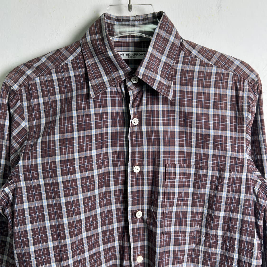 united arrows tokyo 체크 셔츠 S 상품이미지5