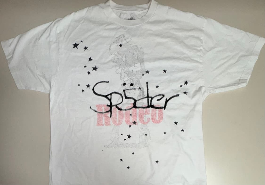 트래비스 스캇 Sp5der 콜라보 티셔츠 XL 상품이미지1